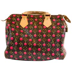 Louis Vuitton Speedy Handbag Limited Edition Cerises 25 