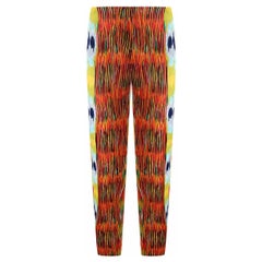 Celine 2000s abstract print Cropped trousers / Multiple colors