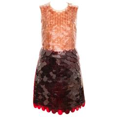 Prada Sleeveless Dress With Paillettes And Scoop Back, Autumn - Winter 2011 1