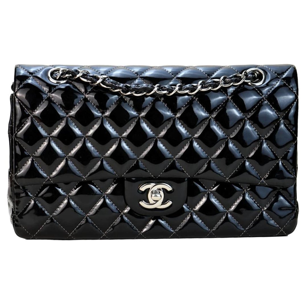 Chanel Green Quilted Lambskin Leather Medium Classic Double Flap Bag 2012  at 1stDibs