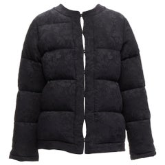GUCCI 2018  floral silk blend jacquard goose down padded puffer jacket IT38