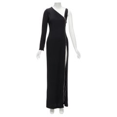 JEAN PAUL GAULTIER Vintage adjustable zipper asymmetric evening dress IT38