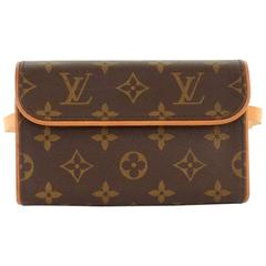 Retro Louis Vuitton Pochette Florentine Monogram Canvas Waist Bag