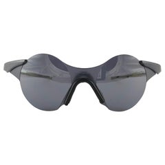 Nuevas gafas de sol Vintage Rare Sports Oakley Wrap Around Grey Mirror Lens 1980's