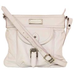 Burberry Lavender Leather Messenger Crossbody Bag