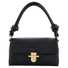 Salvatore Ferragamo Glam Flap Shoulder Bag Leather Small