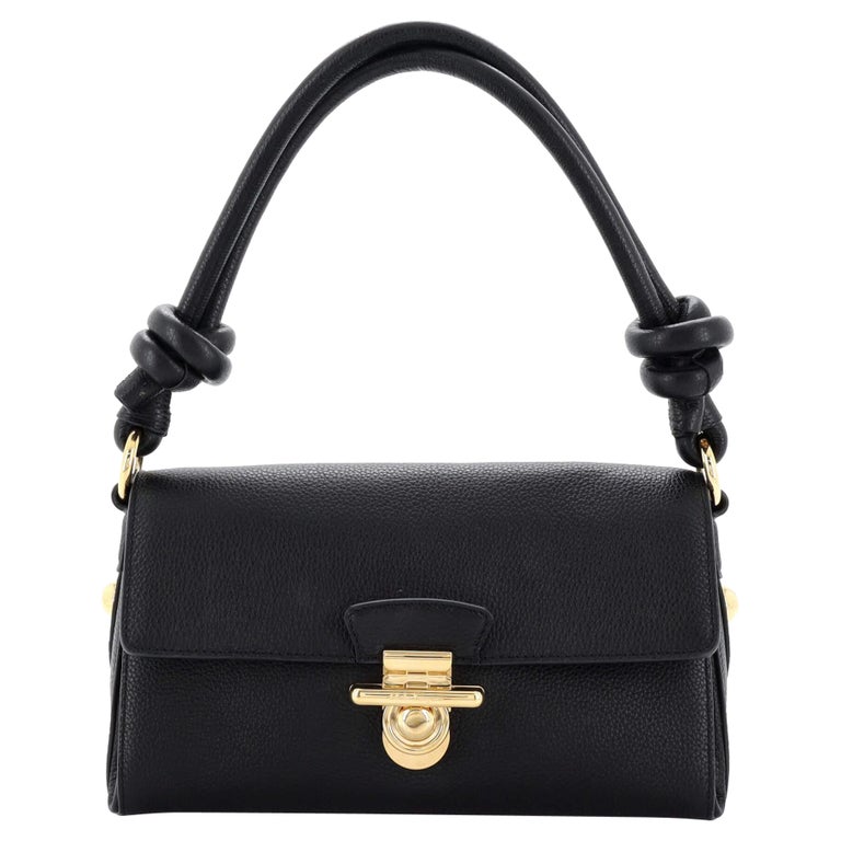 Buy Ferragamo Glam Shoulder Bag, Black Color Women