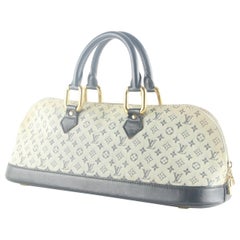 Louis Vuitton Denim Monogram Mini Lin Alma Orizzontale Lunga Haute Navy 10LV810K