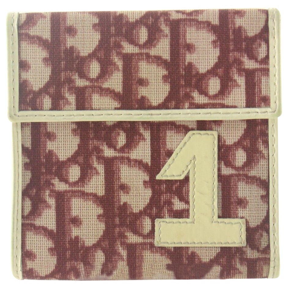 new CHRISTIAN DIOR Oblique 30 Montaigne navy monogram 5-gusset cardholder  wallet at 1stDibs