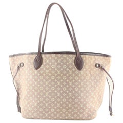 Louis Vuitton Denim Monograma Idylle Neverfull MM Burdeos 5LV725K