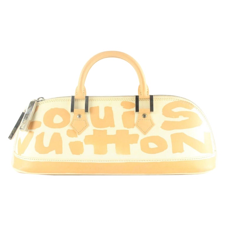 Louis Vuitton Rare White Monogram Multicolor Alma GM Bag 5LV89 at 1stDibs