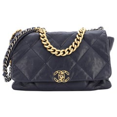 Chanel 19 Maxi Flap Bag - 35 For Sale on 1stDibs  chanel 19 maxi price, chanel  maxi 19, chanel 19 bag maxi