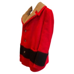 Vintage 1980s Red Wool Marlboro Jacket 