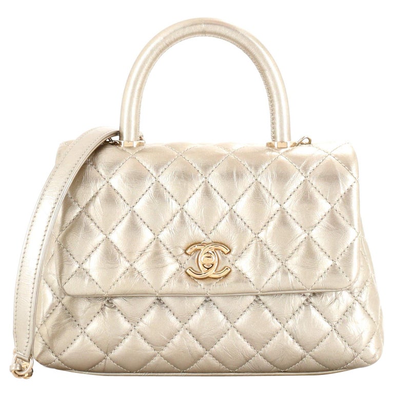 Chanel Coco Handle Xxs Gold Hardware Handbag