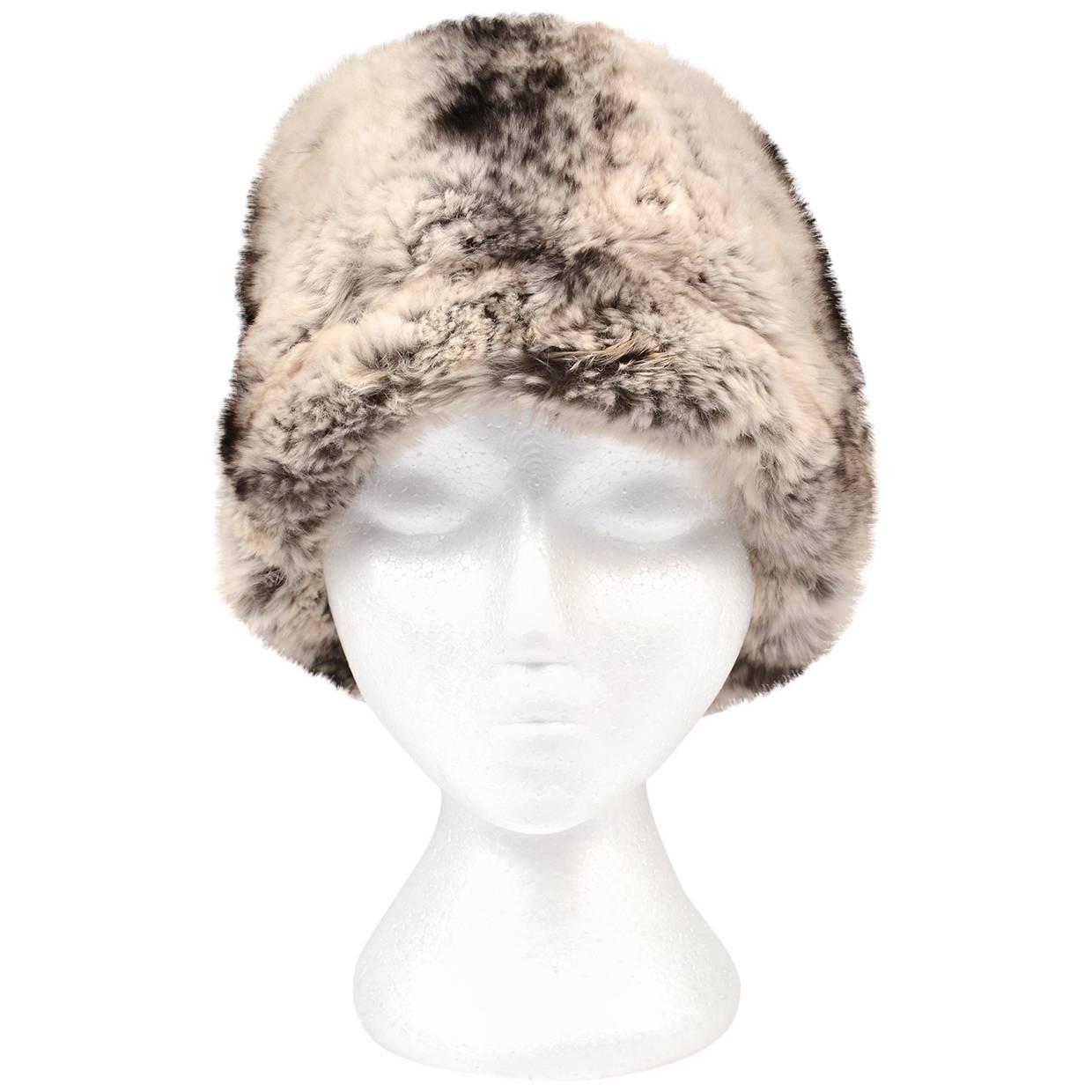 1950s Trebor Original Chinchilla Fur Hat For Sale
