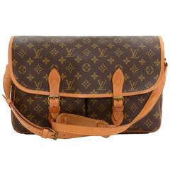 Vintage Louis Vuitton Sac Gibeciere Monogram Canvas Messenger Shoulder Bag