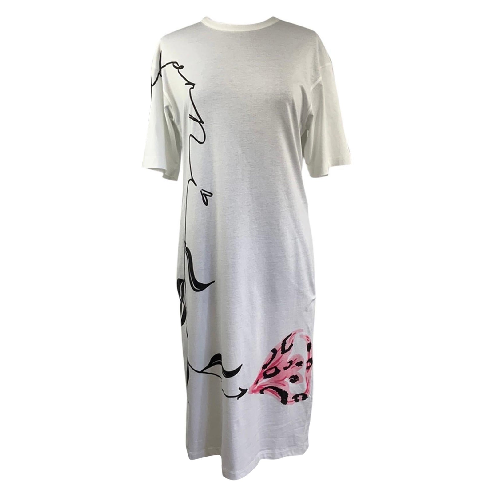 Marni t-shirt white casual Dress For Sale