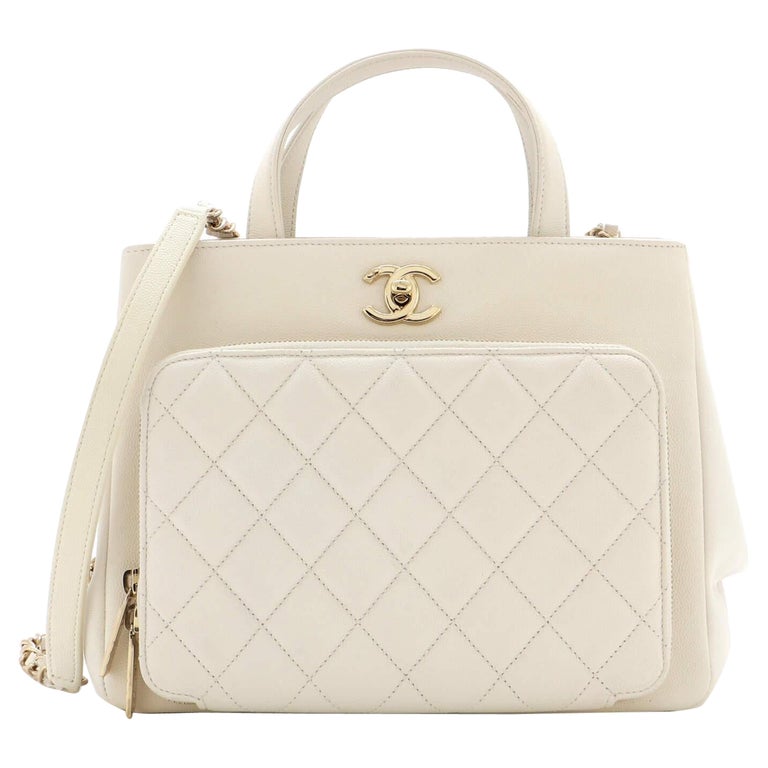 CHANEL Caviar Quilted Medium Business Affinity Flap Light Pink 361789