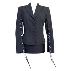 Blazer de rayas grises Richmond 