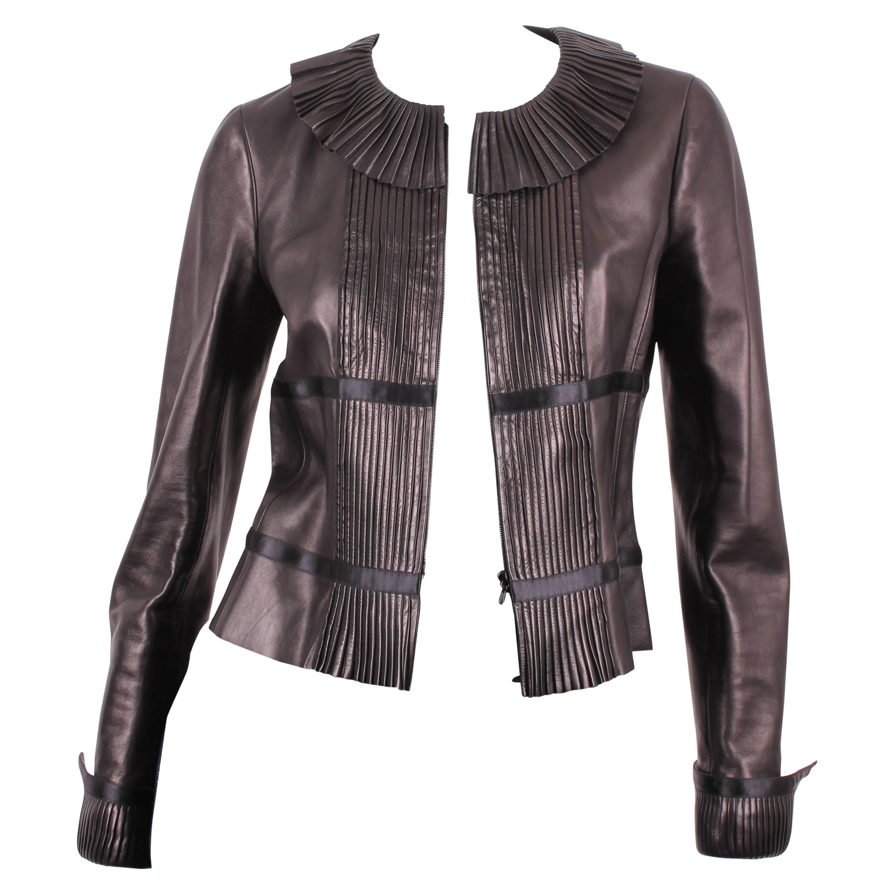 Chanel Leather Jacket - black