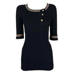 Chanel CC Eagle Buttons Cashmere Jumper