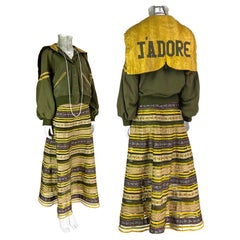 Dior by John Galliano Fall 2002 J’adore Salmon Skin Detail Varsity Jacket