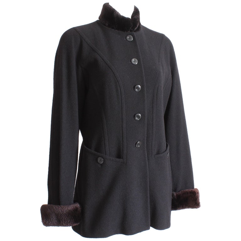 NWT Louis Vuitton Women's gray Cashmere Silk, lamb leather Shirt size  M