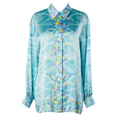 Silk abstract printed shirt Escada by Margaretha Rey