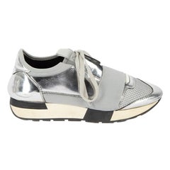 Sliver Race Runner Trainers Size IT 37