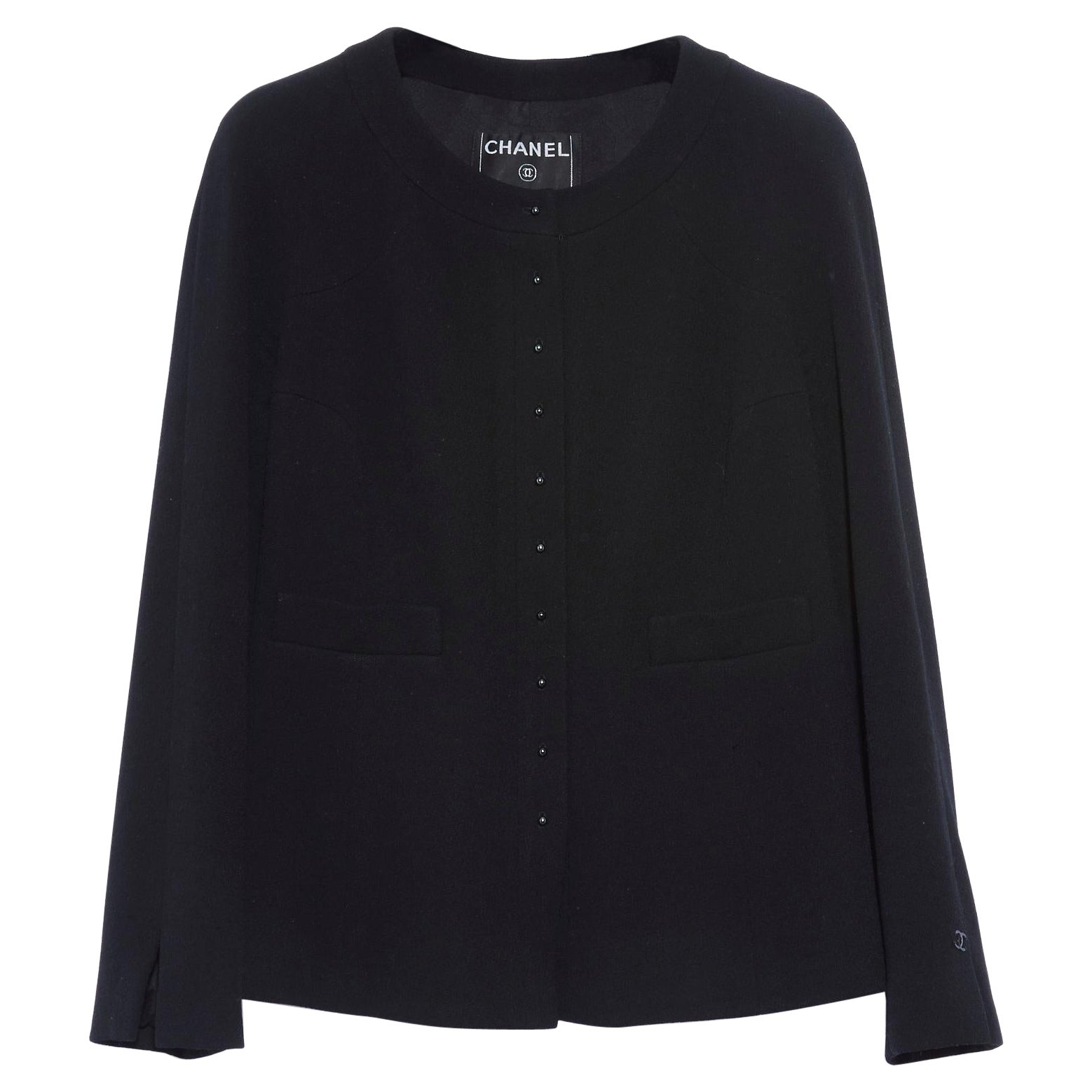 Chanel Pre Fall 2015 Salzburg Jacket FR38 Khaki Soft Wool