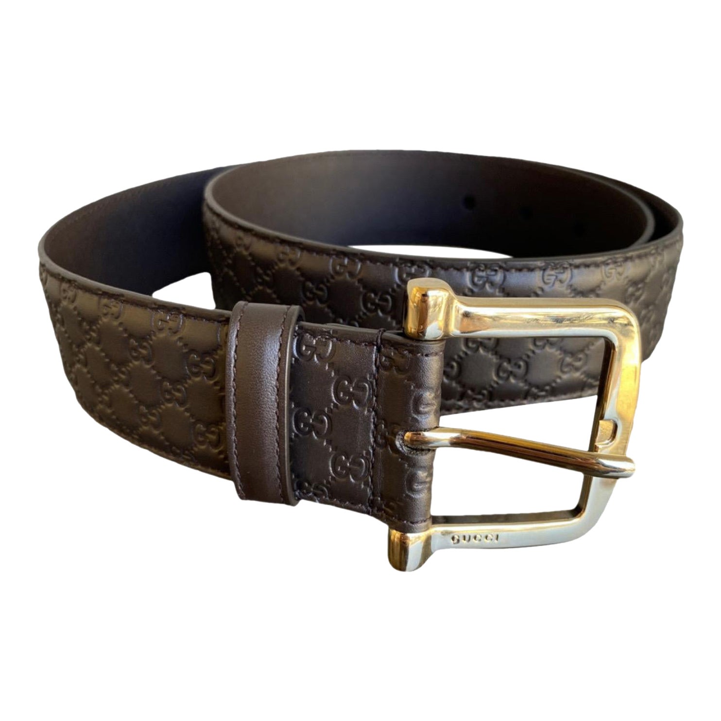 Gucci Guccissima monogram brown Belt For Sale