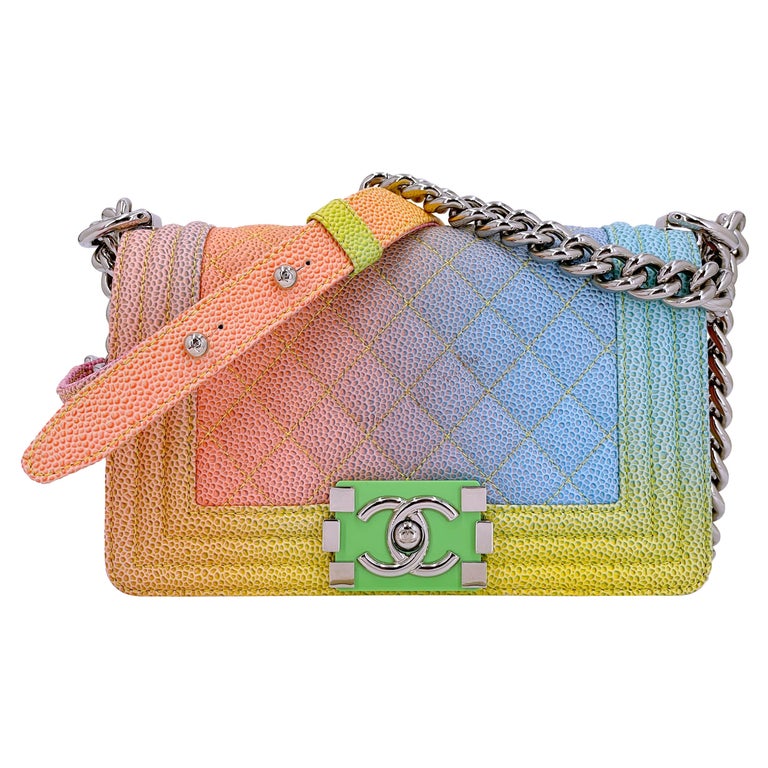 Chanel Rainbow Flap Bag - 10 For Sale on 1stDibs
