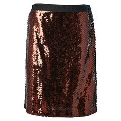 Jupe à sequins cuivre See by Chloé