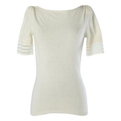 Tee-shirt en laine et cachemire Off-White Red Valentino