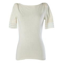 Tee-shirt en laine et cachemire Off-White Red Valentino 