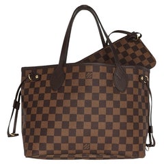 Louis Vuitton Neverfull Damier Ebene PM Tote & Pochette