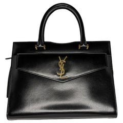 Saint Laurent YSL Medium Monogram Uptown Tote with Strap