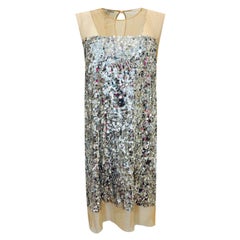 Miu Miu Sequin & Mesh Dress