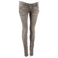 Used Striped Skinny Jeans Size S