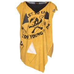 Vivienne Westwood Skull ’Too fast To Live Too Young to Die’ Punk Rock Dress Top