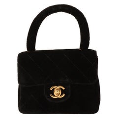 Chanel Top Handle Flap Bag - 207 For Sale on 1stDibs  chanel mini flap bag  with top handle, chanel top handle bag, chanel flap bag with top handle  black