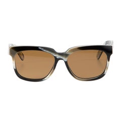Céline Women's Abstract Stripe Square Frame Sunglasses