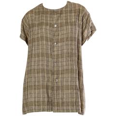 Vintage Mens Issey Miyake Linen Shirt