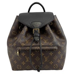 Used Louis Vuitton - LV Montsouris Canvas/ Leather Monogram Backpack