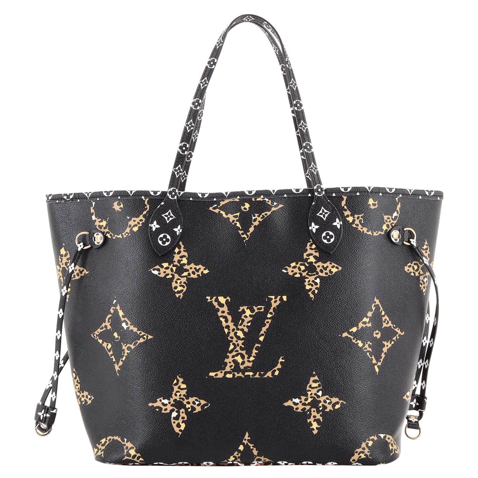 Louis Vuitton Neverfull NM Tote Limited Edition Dschungel Monogramm Giant MM im Angebot