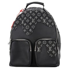 Louis Vuitton Nigo Multipocket Backpack Monogram Denim and Taurillon Leather