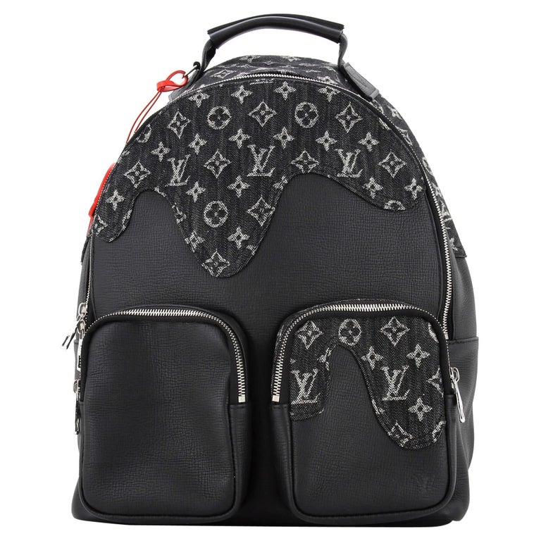 Louis Vuitton Nigo Multipocket Backpack Monogram Denim and Taurillon  Leather For Sale at 1stDibs
