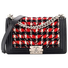 Chanel Boy Multicolor Embroidered Flap Bag