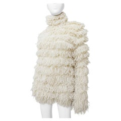 Alan Scott of Johnstons Maglione in cashmere con frange
