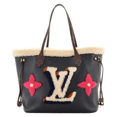 Louis Vuitton Teddy Monogram Shearling Neverfull MM